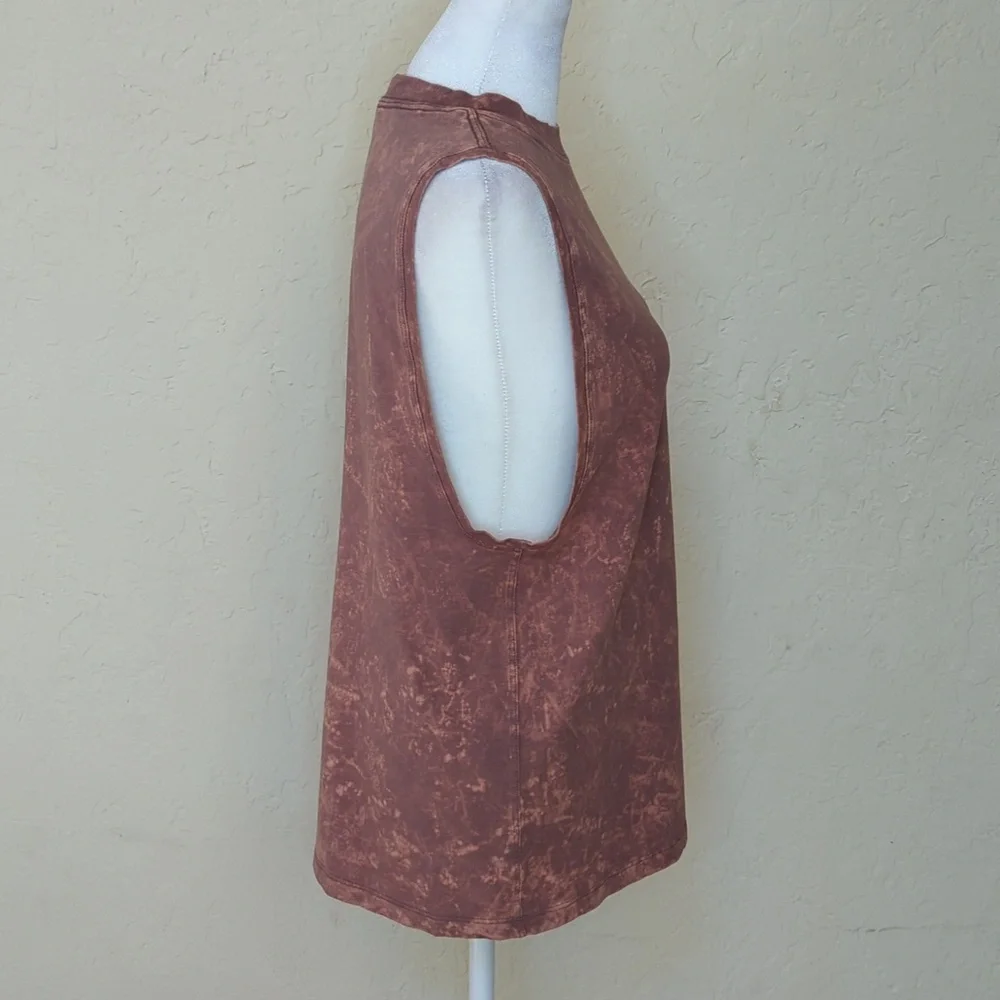 Lululemon All Yours Tank Top Cloudy Wash Cacao Size 2